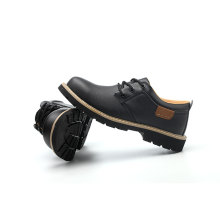 Outdoor Engineering Working Low Cut Black Leather Safety Shoes